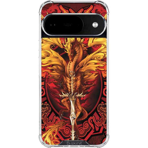 Fire Dragon by Ruth Thompson Google Pixel 10 Clear Case